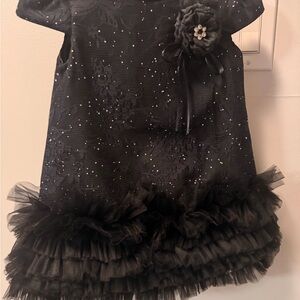 Tulleen Black Sparkle Tulle Dress